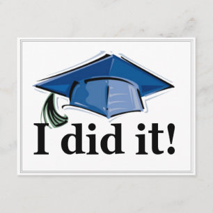 Invitation d'obtention du diplôme je l'ai faite !