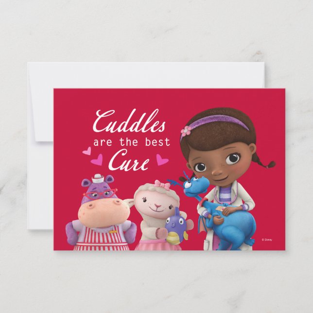 Invitation Doc McStuffins Valentine (Devant)
