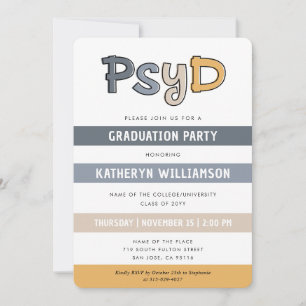 Invitation Docteur en psychologie PsyD