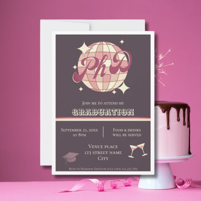 Invitation Doctorat jour thèse thèse thèse thèse thèse (Créateur téléchargé)