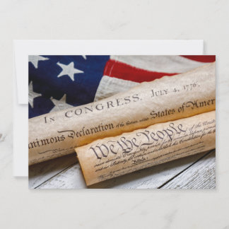 Invitation Documents fondateurs des États-Unis