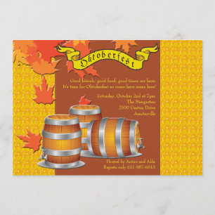Invitation d'Oktoberfest