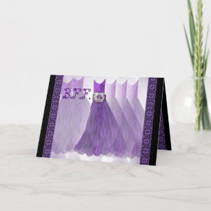 Invitation Domestique de MEILLEUR AMI du POURPRE VIOLET