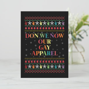 Invitation Don We Now Our Gay Apparence Gay Noël
