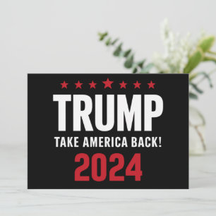 Invitation Donald Trump 2024 redonne l'élection américaine