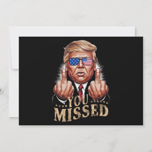 Invitation Donald Trump - L'élection américaine vous a manqué (Devant)