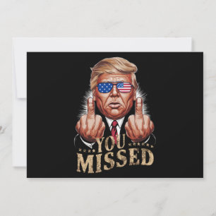 Invitation Donald Trump - L'élection américaine vous a manqué