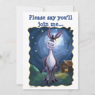 Invitation Donkey Party Centre