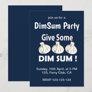 Invitation Donner Un Dim Sum Party