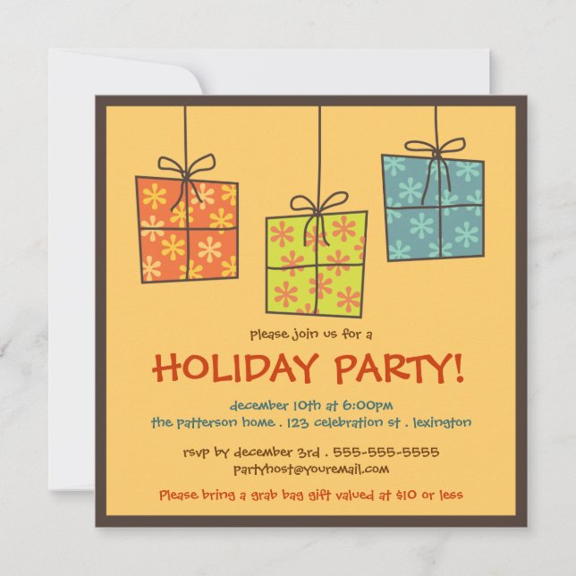 Invitation Dons funestes Fêtes de Noël (Devant)