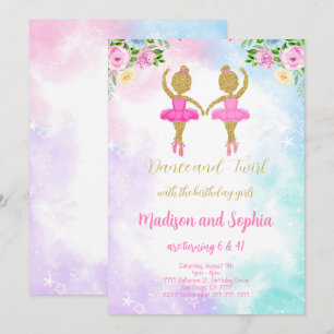 Invitation Double Ballerine