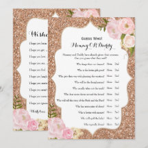 Double Côté - Baby shower Jeux Voeux | Devinez qui