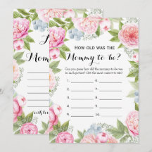 Double Côté - Jeux de 2 Baby showers - Quel âge | 