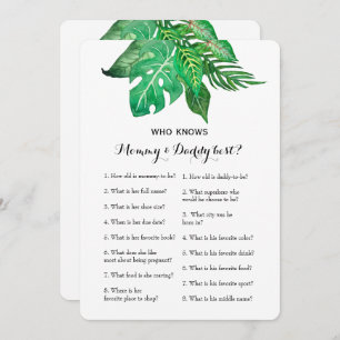 Invitation Double Side 2 Baby shower - Conseil Qui sait