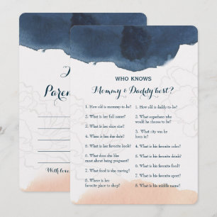 Invitation Double Side 2 Baby shower - Conseil  Qui sait
