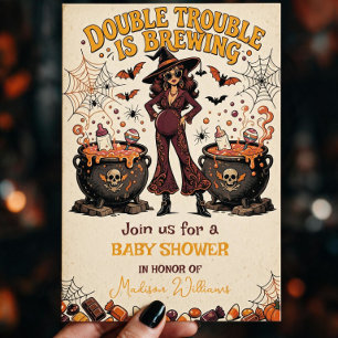 Invitation Double Trouble est en préparation Jumeaux Hallowee