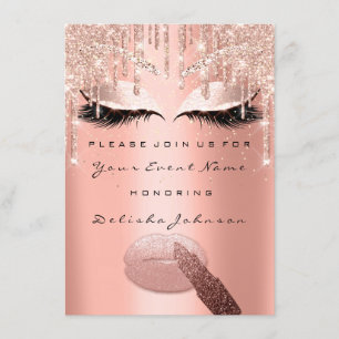 Invitation Douce 16e Drips Mermaid Bridal Quinceañera