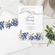Douce Baby Shower aux Myrtilles