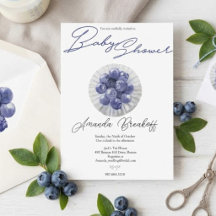 Douce Baby Shower aux Myrtilles
