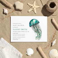 Douce baby shower méduse sous la mer