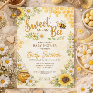 Invitation Douce comme une ruche Baby Shower
