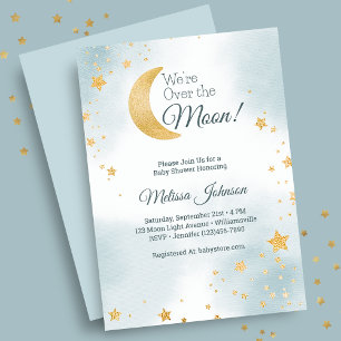 Invitation Douce Fête Baby Shower pour un Petit Garçon We're 