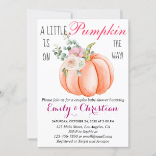 Invitation Douce Fête de Naissance de Couple de Petites Citro