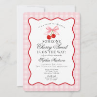Douce Fête Rose Cerise Coquette Ruban Gingham Baby