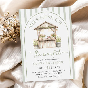 Invitation Douce Fraîche Éclore Mariage