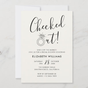 Invitation Douce Mariée Fait Le Plein de Rire Moderne Baby Sh