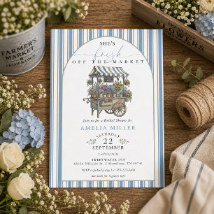 Invitation Douce Mariée Fraîchement Récoltée pour la Fête de