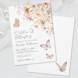 Invitation Douce Nuit Bohème Fleurs de Mariage