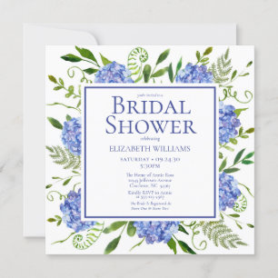 Invitation Douce Nuit Fleurie Aquarelle Enterrement de Vie de