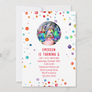 Invitation Douce Sprinkle Anniversaire de enfant