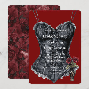 Invitation Douce Touche Rose Florale Oiseaux Mariage