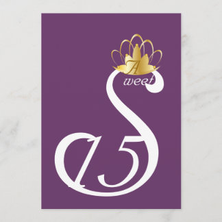 Invitation Douceur de cygne blanc Quinze Personnalisers de co