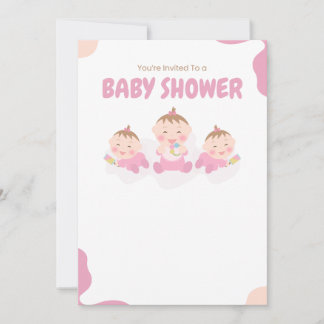 Invitation Douche bébé