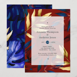 Invitation Douche Exotique Couples Forêt