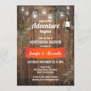 Invitation Douche lune de miel