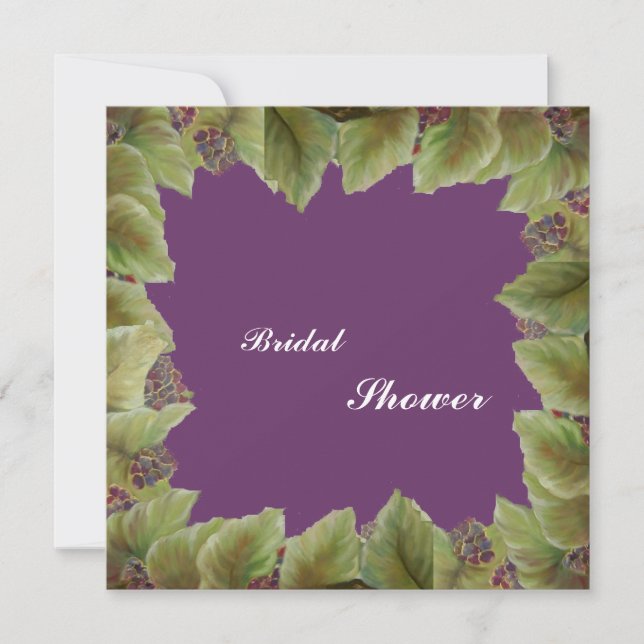 Invitation Douche nuptiale (Devant)