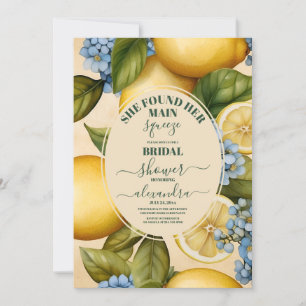 Invitation Douche nuptiale au citron Elle a trouvé son presso