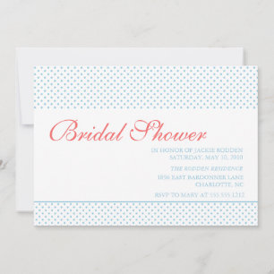 Invitation douche nuptiale brillante et audacieuse