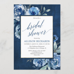 Invitation Douche nuptiale d'aquarelle florale de pivoines de