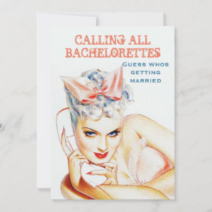 Invitation Douche nuptiale, fête de bachelorette