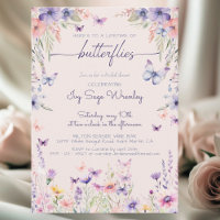 Douche nuptiale pour "toute la vie des papillons"