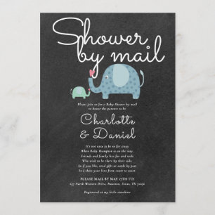 Invitation Douche par la poste Sprinkle de longue distance