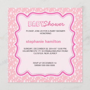 Invitation Douche pour bébé sur mesure