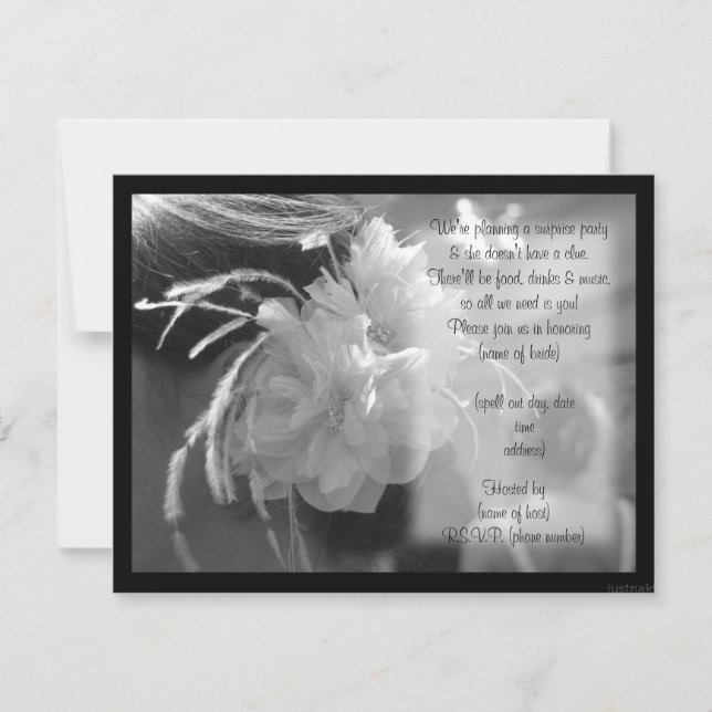 invitation douche surprise (Devant)