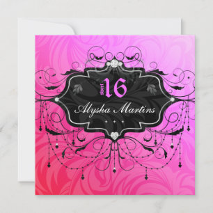 Invitation Doux 16 Cadre de chandelier pour bijoux d'annivers