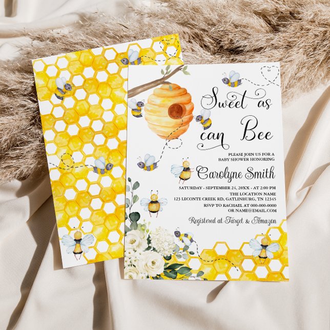 Invitation Doux comme peut être Baby shower neutre genre (Créateur téléchargé)